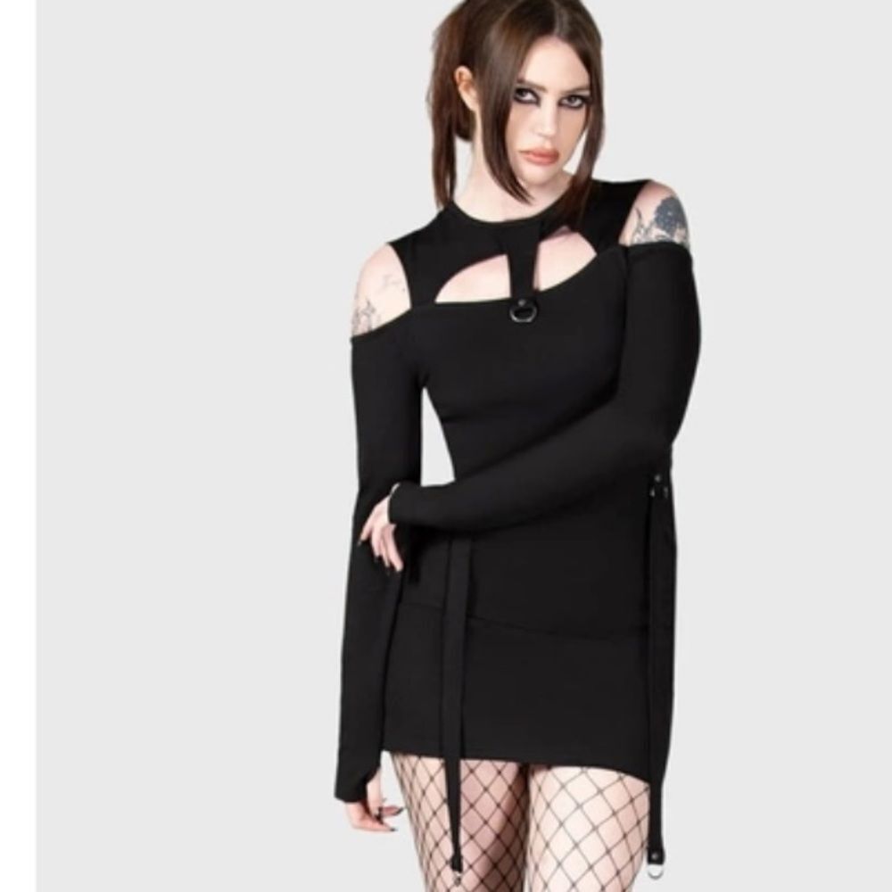 Killstar Shadows Hymn dress made from a soft, stretch fabric small new with tag